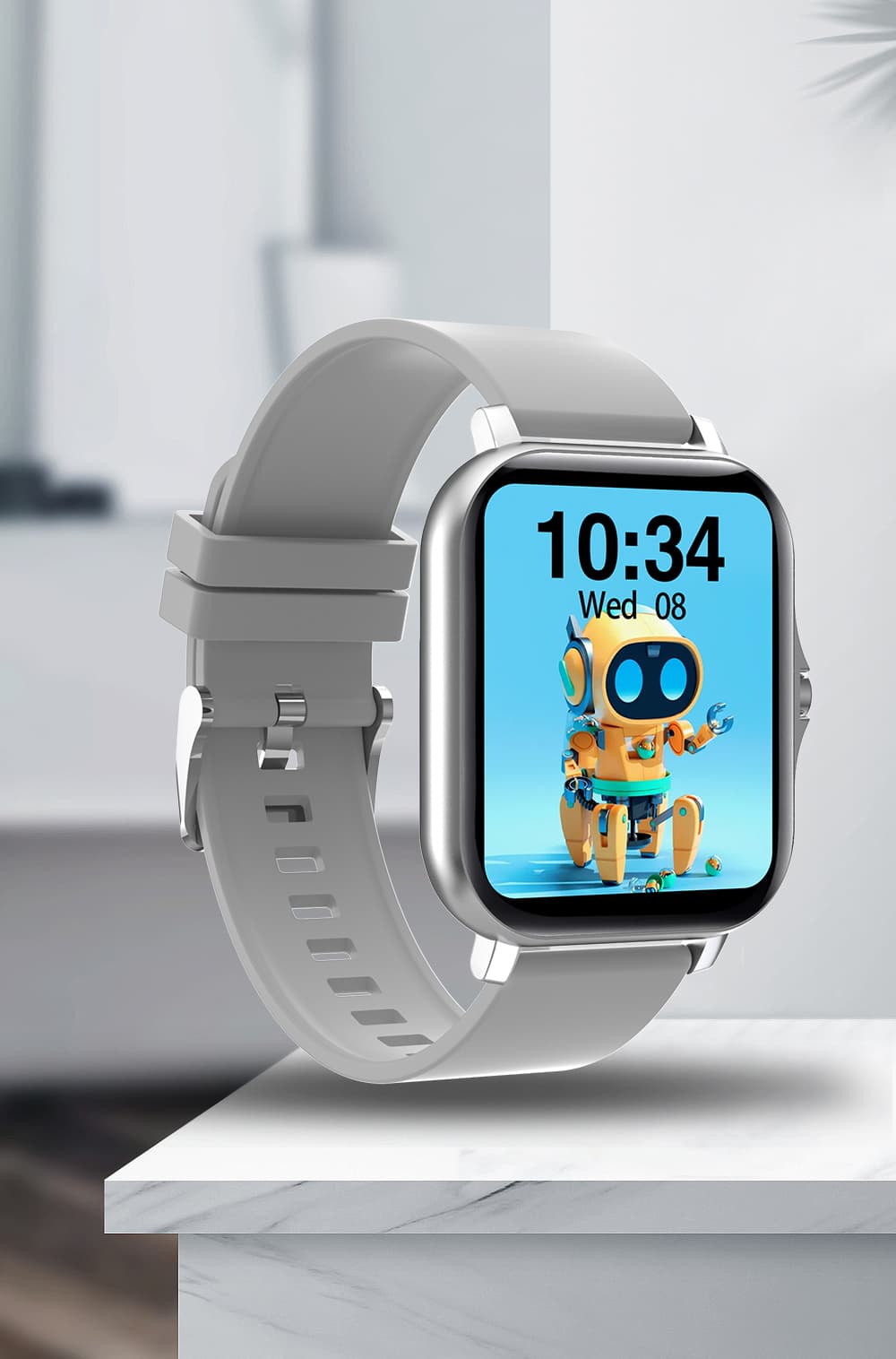 Smartwatch Elite H13 Prata com 2 Pulseiras Monitoramento de Saúde e Fitness