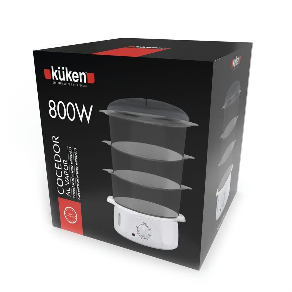 COZEDOR A VAPOR ELÉTRICO KUKEN 800W