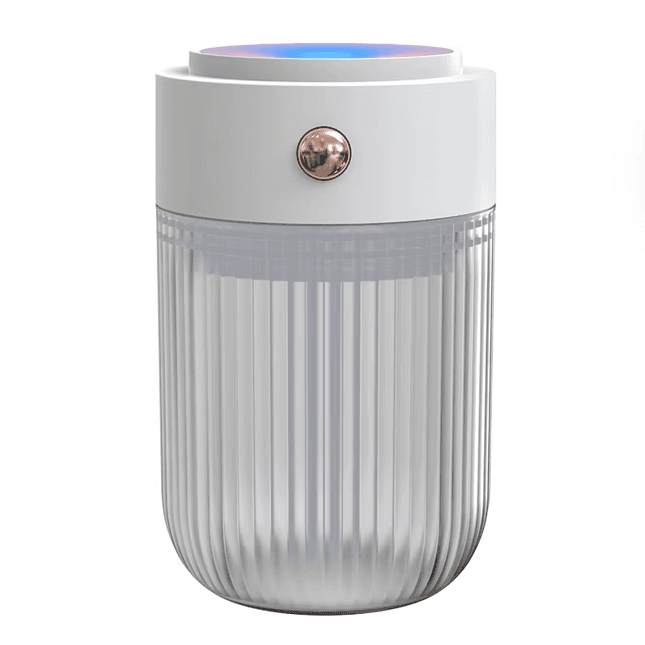Mini Umidificador USB 2 em 1 com Luz LED RGB, Difusor Ultrassónico de Aromaterapia 250ml Portátil para Quarto, Carro e Escritório