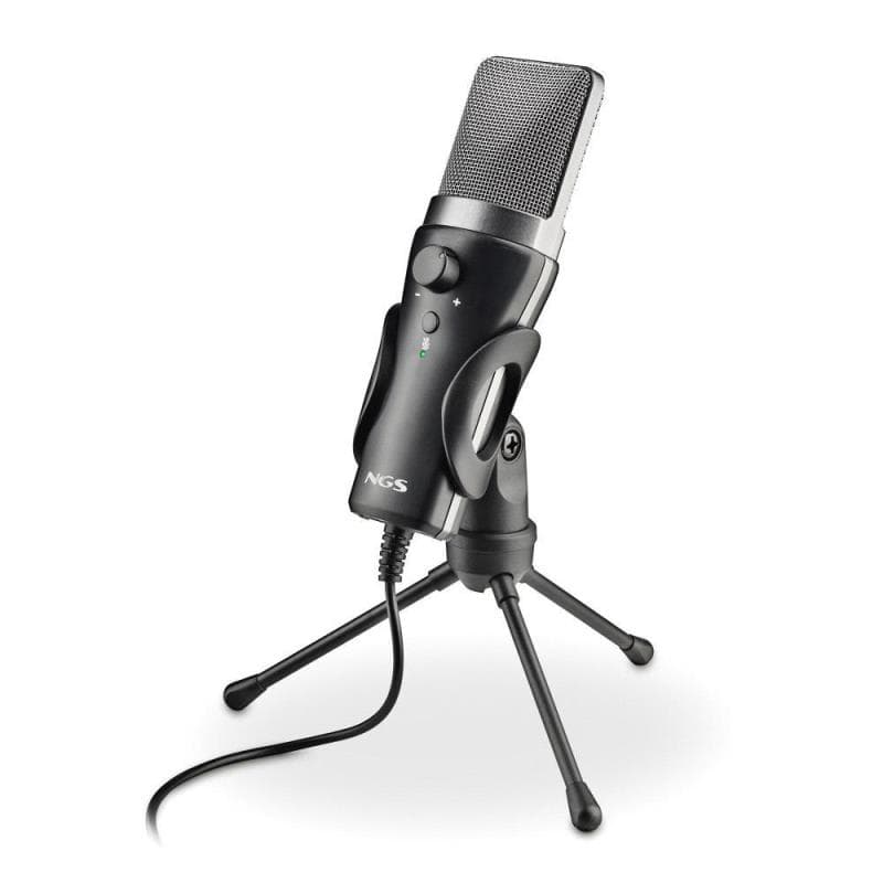 Microfone USB c/ Suporte para Tripé MS120USB - NGS