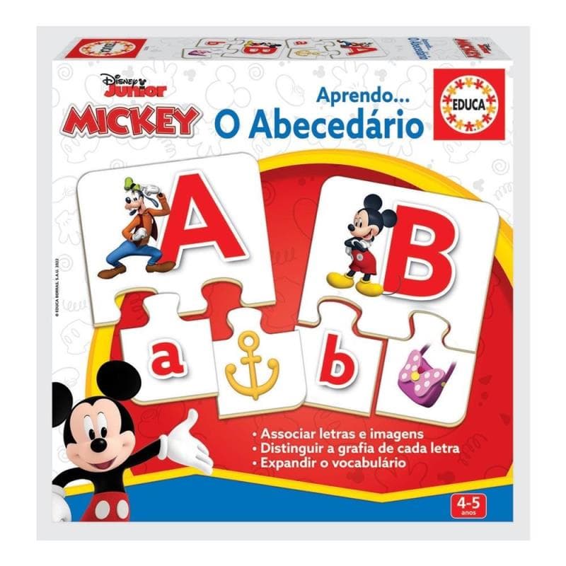 O Abecedário Mickey And Friends 19373 - EDUCA