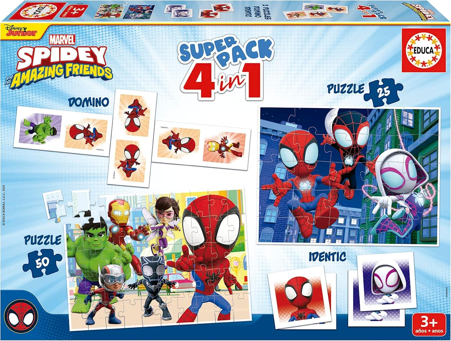 Superpack Spidey & His Amazing Friends 19682 - EDUCA