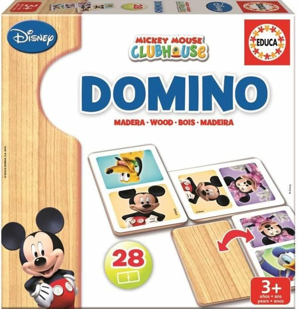 Domino Madera Mickey e Minnie 16037 EDUCA